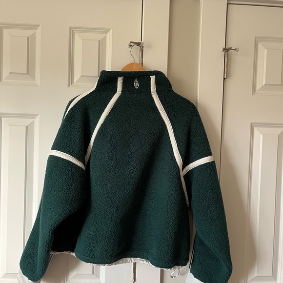 FP Movement by Free People Mountain High fleece jacket Evergreen small - Picture 5 of 5